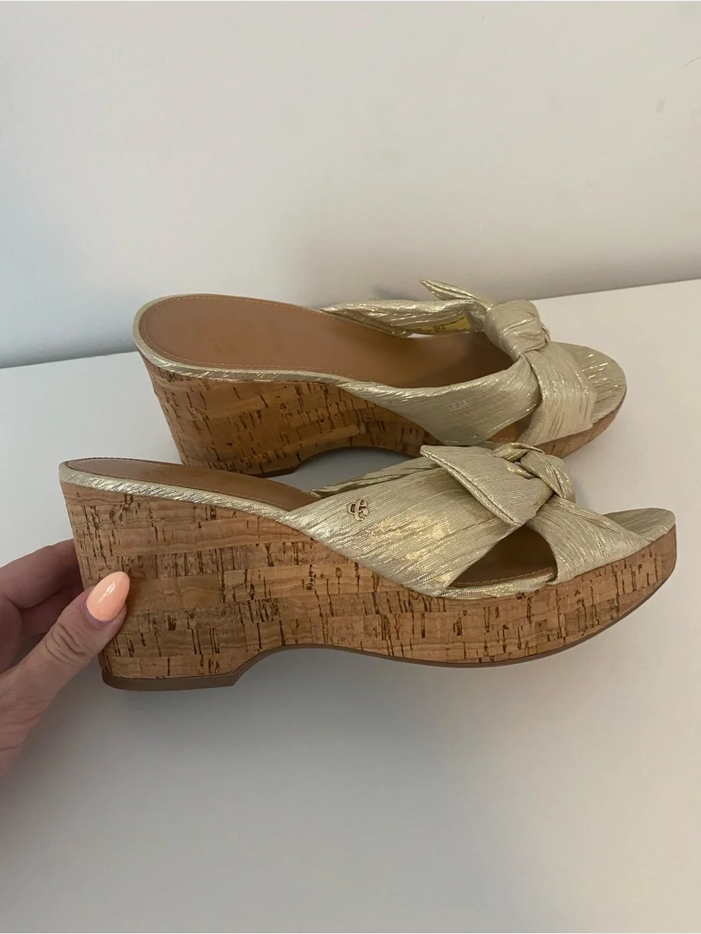 Sam And Libby Wedge Sandals Size 10 Claudia Style